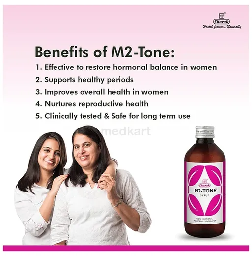 m2 tone syrup 450 ml